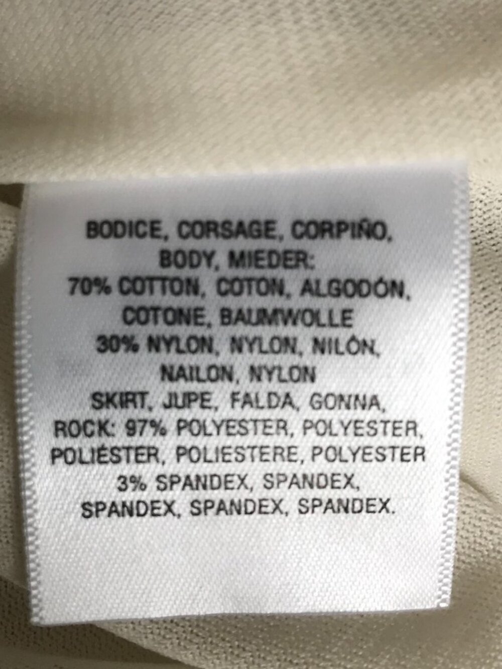 Michael Kors Creamy White Knit Dress w Polka Dots, Damaged Label, Size XL - Picture 10 of 11